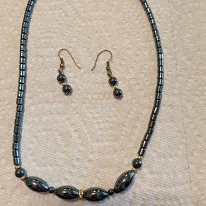 Necklace and earrings